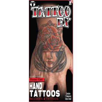 Hand Tattoo FX - Rose Girl