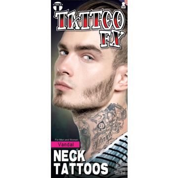 Vandal Neck Tattoo - 6 Pack