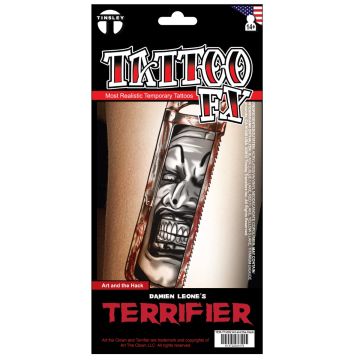 Tattoo FX - Art the Clown with Hacksaw - 6 Pack