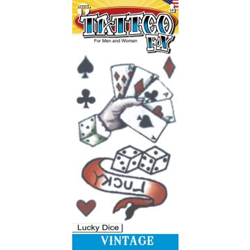 Vintage Tattoos - Lucky 1940/1950 - 6 Pack