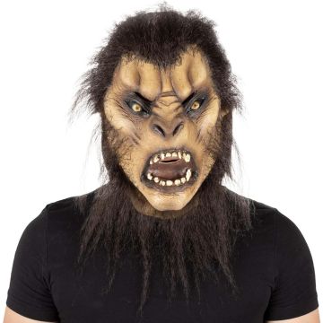 Headmask - Brown Wolfman