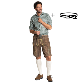 Lederhose Zillertal Short (Cow Leather)