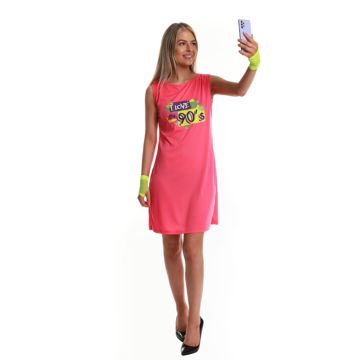 Pink 90's Festival Dress