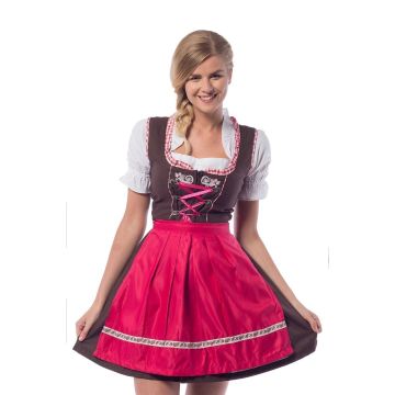 Oktoberfest Dress  Laura Brown/Pink