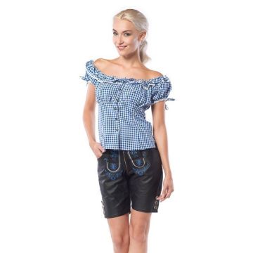 Lederhose Charlotte, Short Black Deluxe