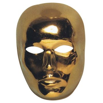 Gezichtsmasker metallic