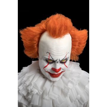 Evil Clown Wig with Latex Cup