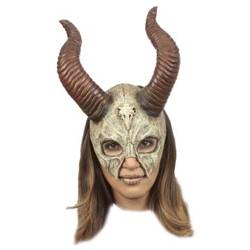 Chinless Mask - Mythical Horned Skull