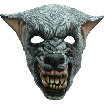 Volledig Hoofdmasker - Wolf Silver