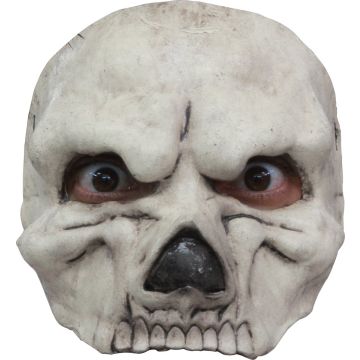 Half Mask - Skull White