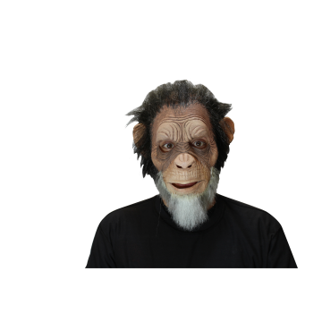 Headmask with Hair - Old Julius Ape