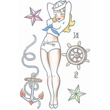 Pin Up Tattoos - Sailor Girl