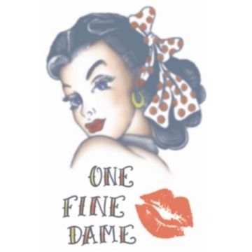 Vintage Tattoos - Hottie Girl 1940