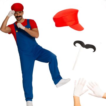 Plumber Red Man with Accessoiries 