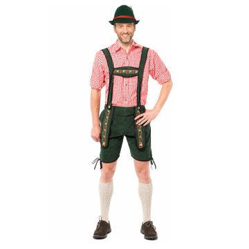 Lederhose Johann Green Short