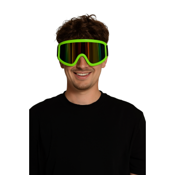 Ski Bril Donkergroen - 6 Pack