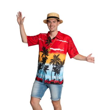 Hawai Shirt Paradise Red