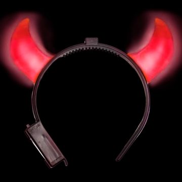 Devilhorns with Light Red incl Battery - 6 Pack