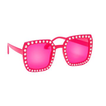 Bril Bling Roze - 12 Pack