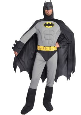 Batman Costume Adult With Muscles