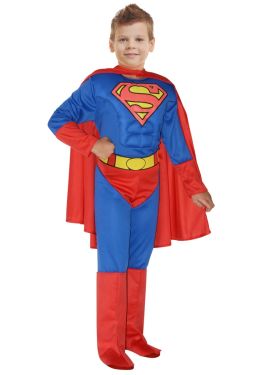 Superman Child Costume With Muscles