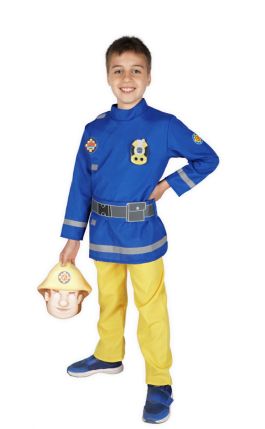 Sam The Fireman Child Costume