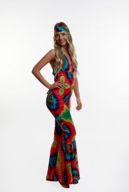 Tye Dye Jumpsuit Dames - L