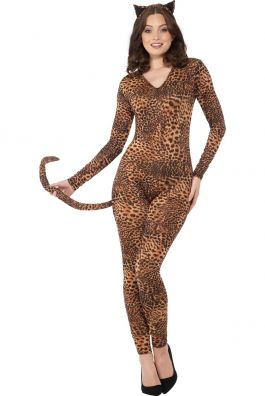 Snow Leopard Cat Suit - XS