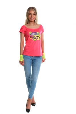 Ladies 90's T-shirt Pink