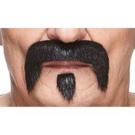 GrandPa's Mustache & Beard Black Lustrous - 6 Pack
