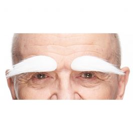 Bushy Eyebrows White - 6 Pack