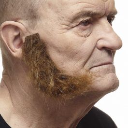 Mutton Chops Sideburns Brown  - 6 Pack