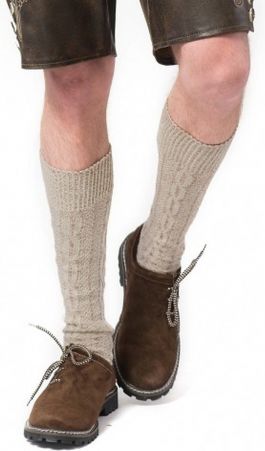 Oktoberfest Knee Socks Multibeige