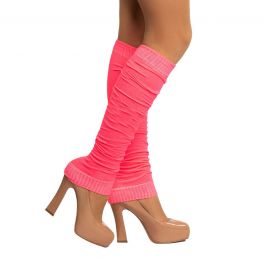 Legwarmers Neon Pink - 6 Pairs - One-Size