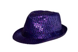 Spangles Hat Purple