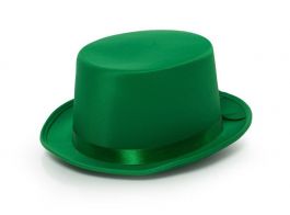 Top Hat Satin Green - 6 Pack