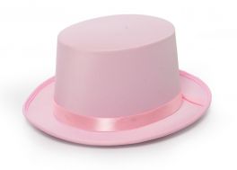 Top Hat Satin Pink