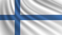 Country Flag Finland 90 x 150 cm - 100% polyester