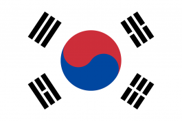 Country Flag South Korea 90 x 150 cm - 100% polyester