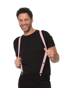 Suspenders Light Pink - Width 3 cm