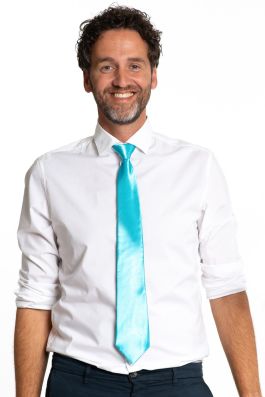 Tie Turquoise - 50 cm