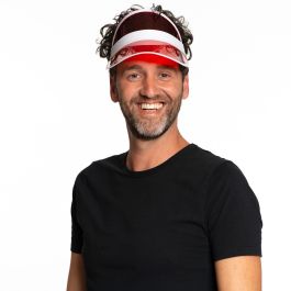 Poker Visor Red - 6 Pack