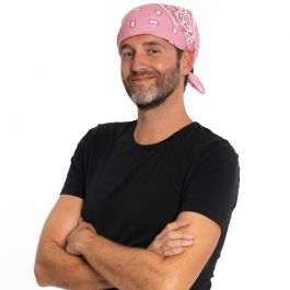 Bandana Traditioneel Pink- 52 x 55 cmc- 12 Pack