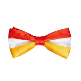 Vlinderstrik Rood/Wit/Geel