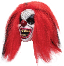 Face Mask with Hair - Reddish the Clown