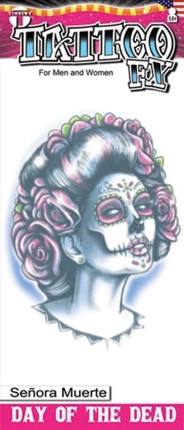 Day Of The Dead Tattoo - Senora Muerte