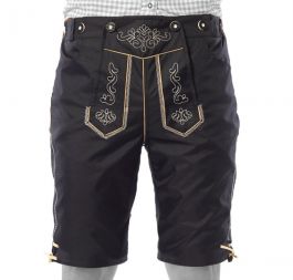 Lederhose Karl Short Black - L/52