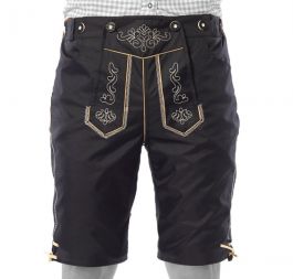 Lederhose Karl Short Black - XL/54