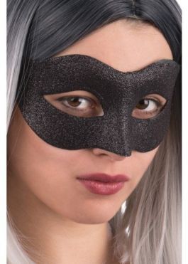 Glittermasker zwart