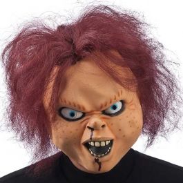 Horror Doll latex mask with header